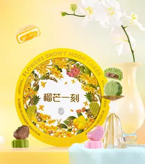 花朝月夕冰皮月饼550克(55g*10)