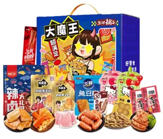 盐津铺子-食力大魔王零食礼盒 1200g
