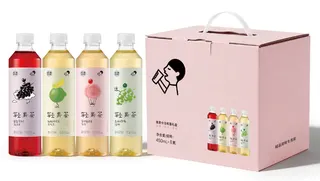 喜茶 轻果茶礼盒450ml*8瓶