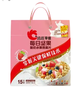 洽洽早餐每日坚果酸奶水果燕麦片15日装