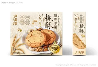 泸溪河燕麦坚果桃酥伴手礼400g