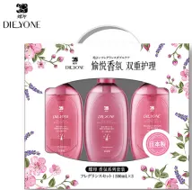日本进口蝶印水润丝滑洗护礼盒3件套