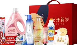 绿色溪谷秋序月礼洗护清洁7件套