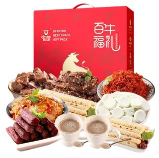 科尔沁百福牛礼礼盒812g