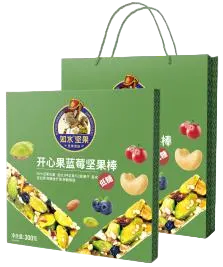 如水开心果蓝莓坚果棒300g