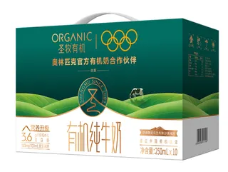 圣牧有机纯牛奶优醇250ml*10盒