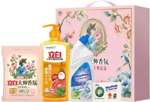 立白大师香氛沁香生活洁净4件套