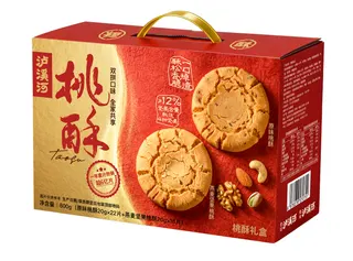 泸溪河双拼桃酥礼盒（原味+燕麦坚果）800g
