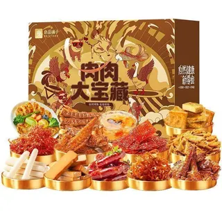 良品铺子-肉肉大宝藏1508g
（15纯肉）