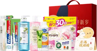 自然堂狮王秋序月礼洗护清洁8件套
