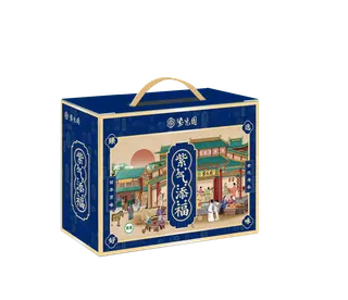 紫光园-紫气添福清真熟食礼盒1450g