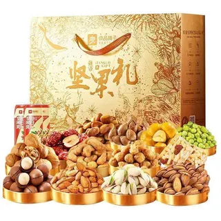 良品铺子-金瑞坚果2838g
（8坚果1果3炒）