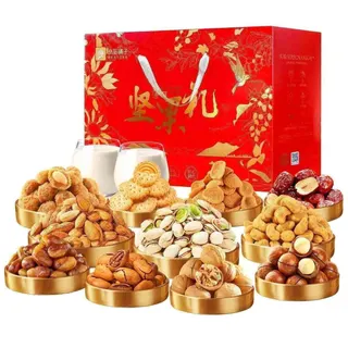 良品铺子-福瑞坚果1805g
（6坚果1果2炒）